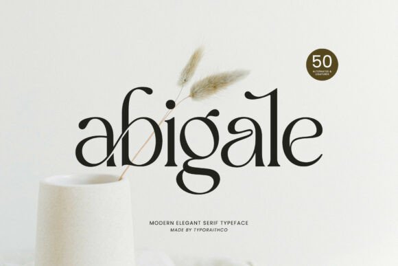 Abigale Font: Elegant Serif for Web Design