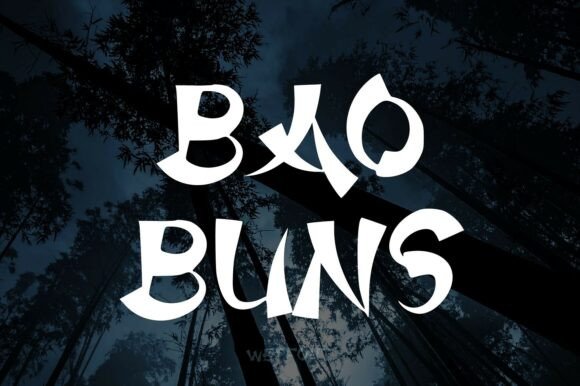 Bao Buns Font: Bold, Elegant, and Memorable