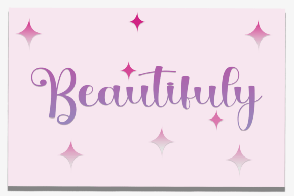 Beautifuly: A Bold Script Font for Digital Impact