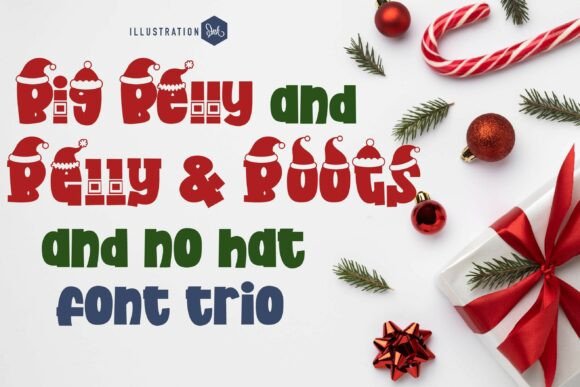 Big Belly Trio Font for Bold Branding