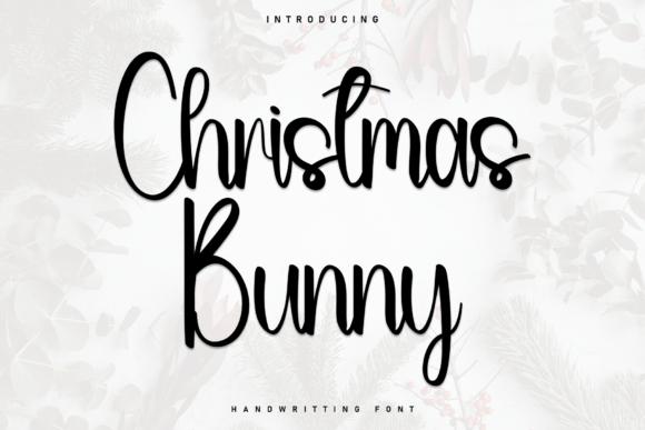 Christmas Bunny Font Review