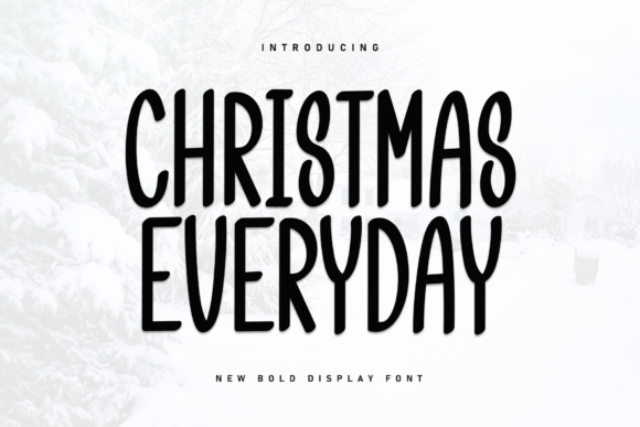 Christmas Everyday Font for Bold Campaigns