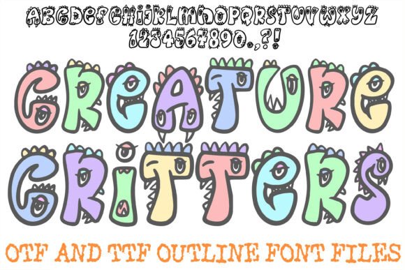 Creature Critters Font Review