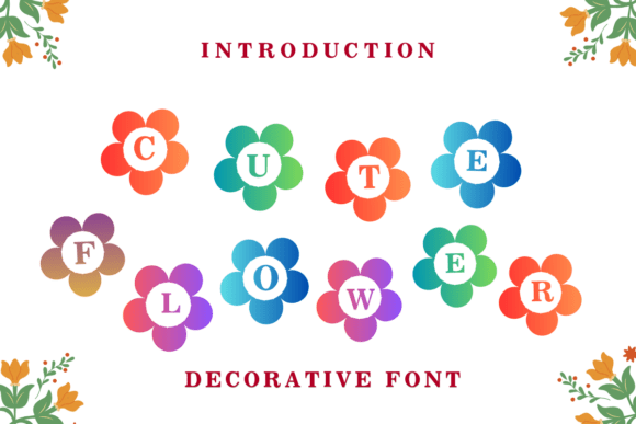 Flower Cute Font for Creative Campaigns