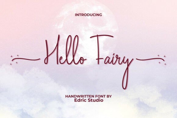 Hello Fairy Font for Web Design