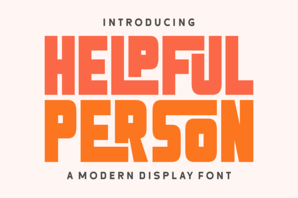 Helpful Person Font