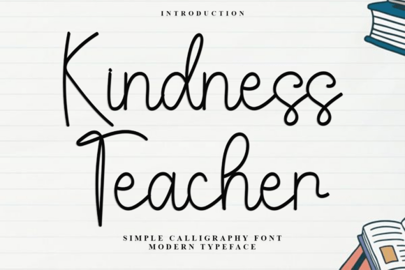 Kindness Teacher Font for Web Design