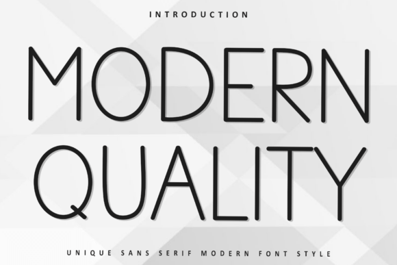 Modern Quality Font Review