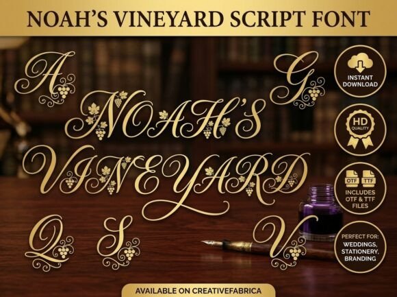 Noahβs Vineyard Font