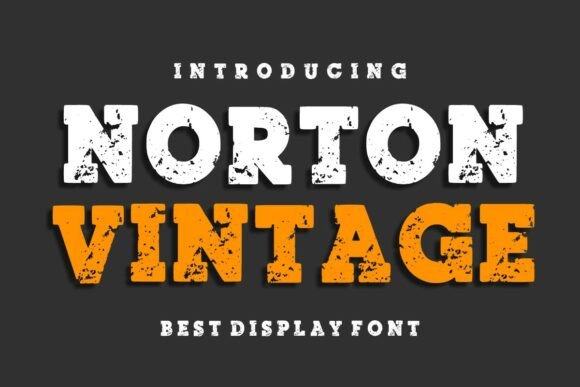 Norton Vintage Font for Creative Projects