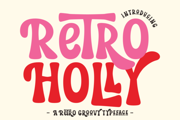 Retro Holly Font for Creative Projects
