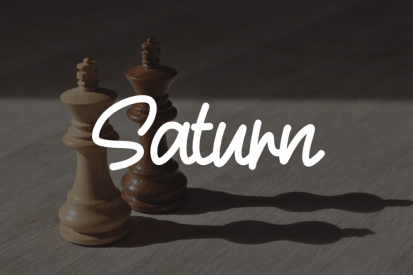 Saturn Font for Elegant Branding