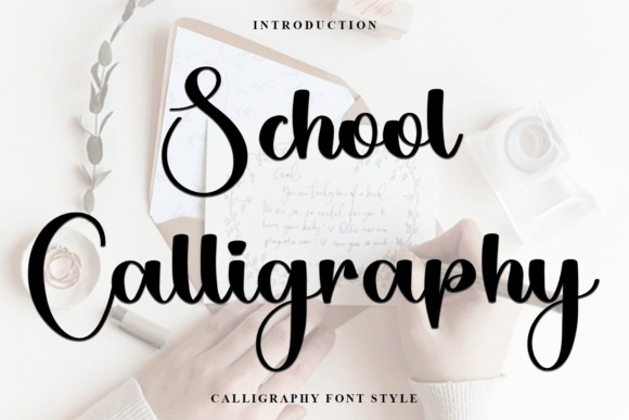 School Calligraphy Font for Creative Campaigns