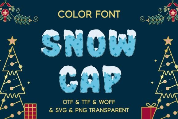 Snow Cap Font for Festive Branding