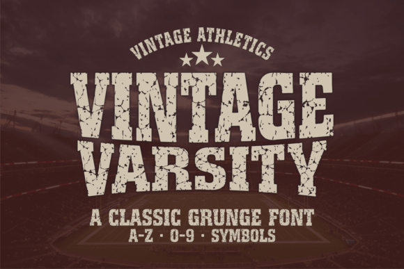 Vintage Varsity Font for Creative Projects