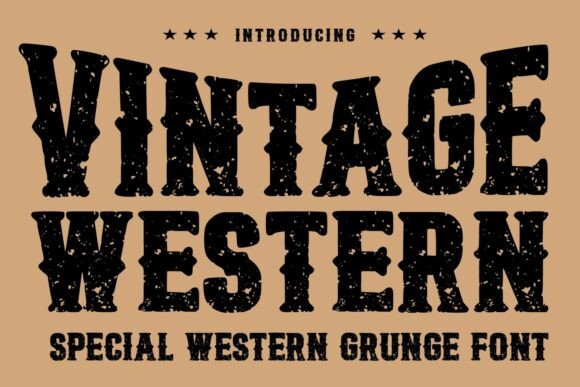 Vintage Western Font for Bold Branding