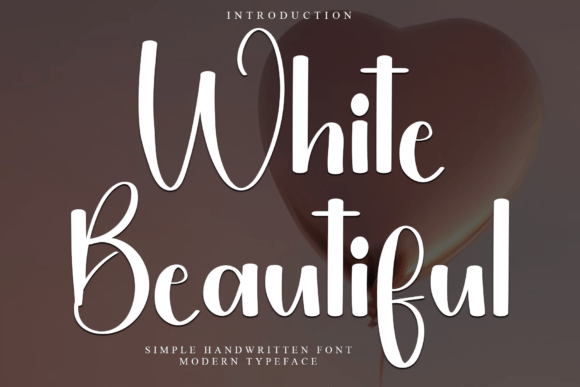 White Beautiful Font Review