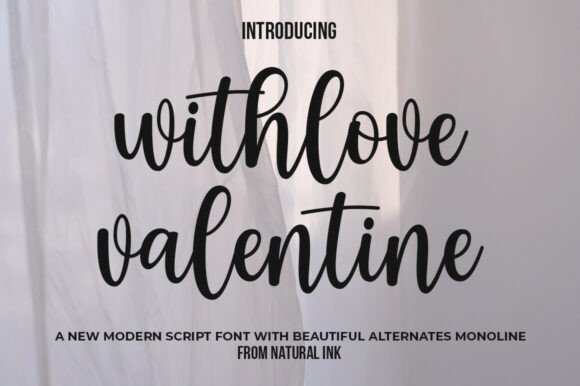 With Love Valentine Font